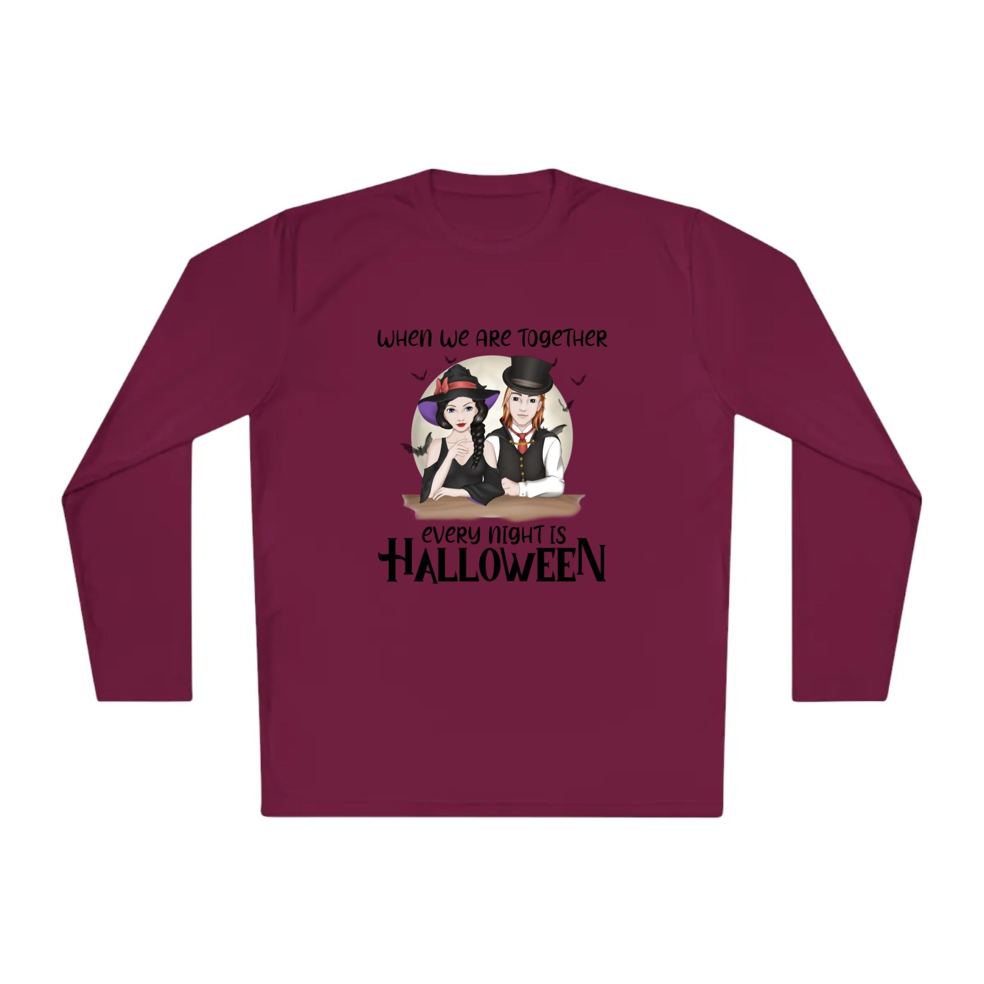 When we are together every night is Halloween | Unisex Lightweight Long Sleeve Tee